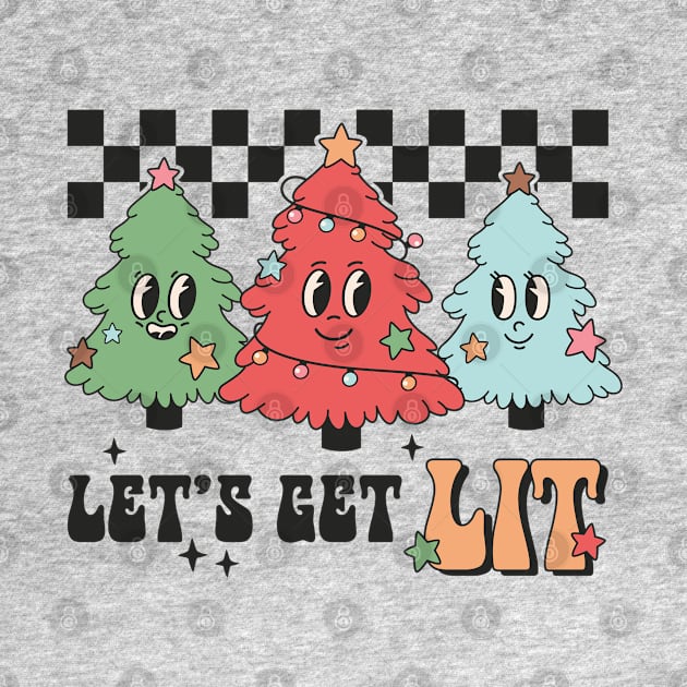 Let's Get Lit Christmas Tree by Pop Cult Store